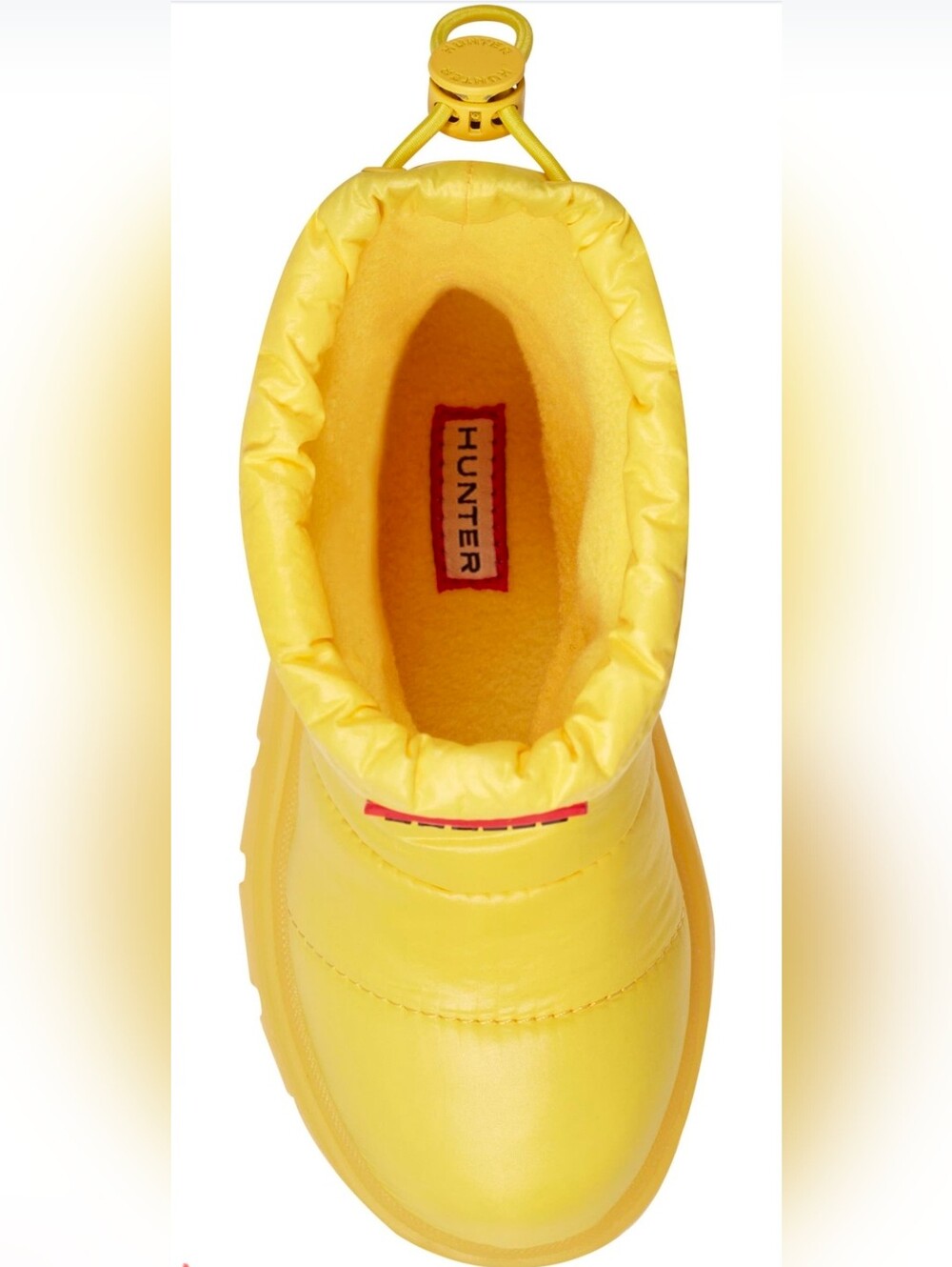 Hunter Yellow Puffy Winter Boots - Picture 4 of 4
